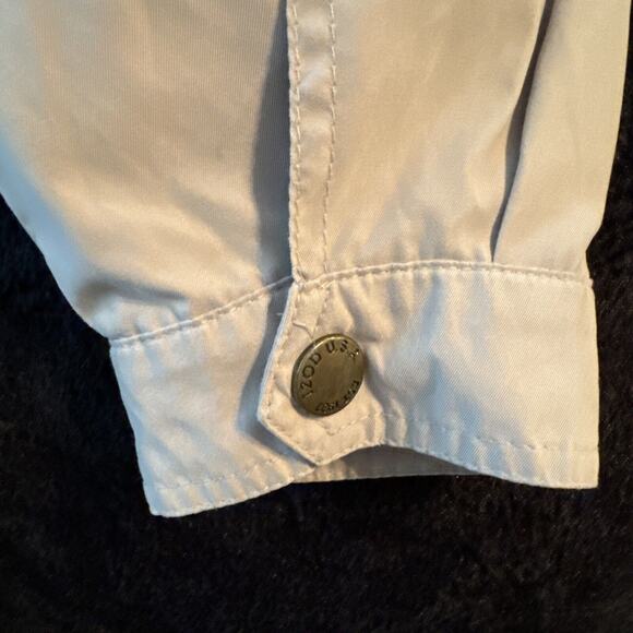 IZOD Jacket Men Medium Beige Long Sleeve Polyester Blend Mesh Lined Full Zip - Picture 9 of 10